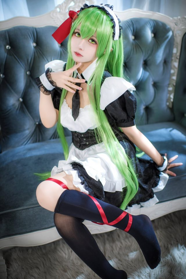 [反叛的鲁路修]菌儿rikushi- cos C.C.，翠绿迷人神秘可爱(反叛的鲁路修剧场版)插图3
