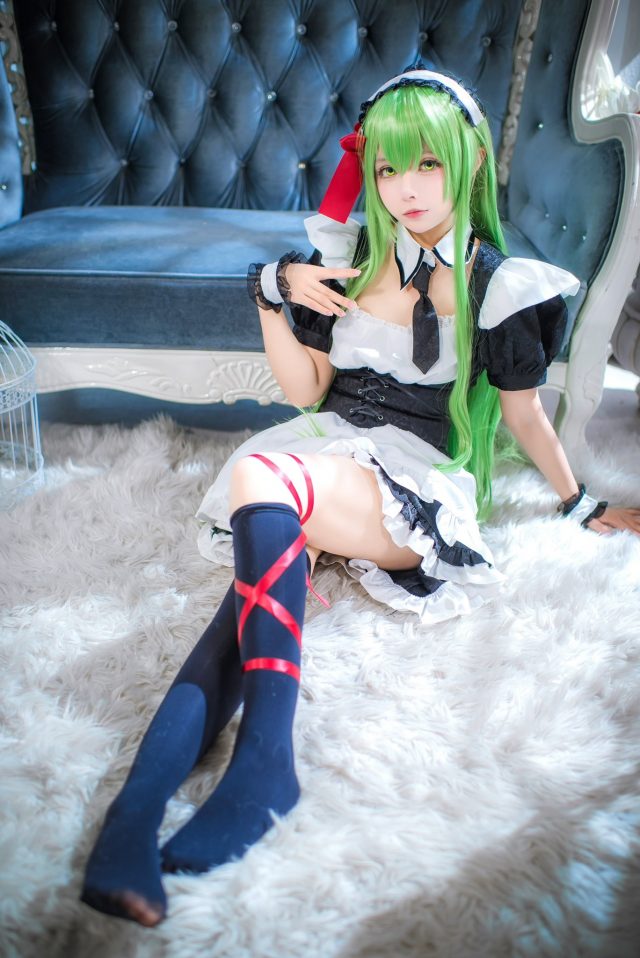 [反叛的鲁路修]菌儿rikushi- cos C.C.，翠绿迷人神秘可爱(反叛的鲁路修剧场版)插图2