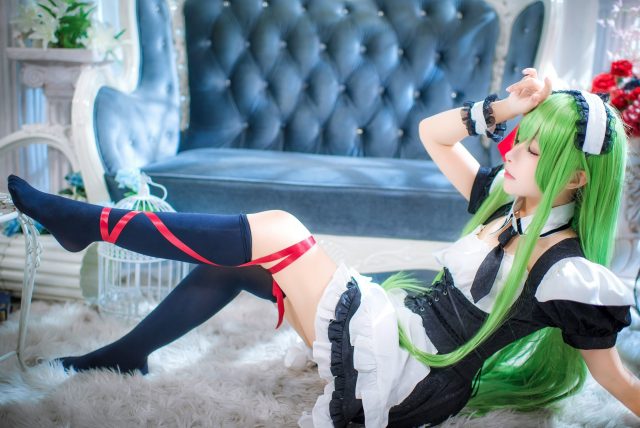 [反叛的鲁路修]菌儿rikushi- cos C.C.，翠绿迷人神秘可爱(反叛的鲁路修剧场版)插图1