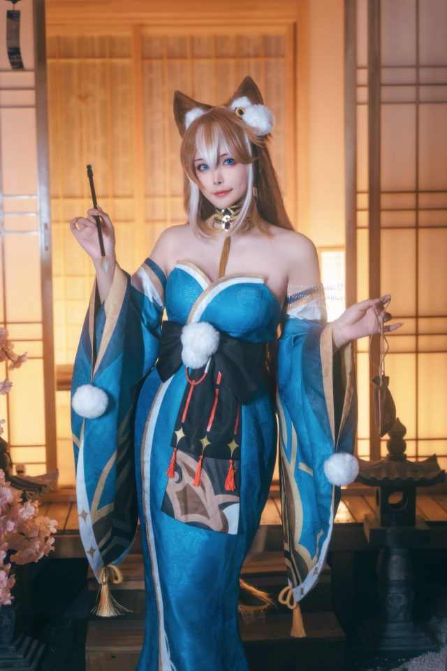 Dakki伊cos《原神》希娜，探秘性感迷人的希娜小姐插图