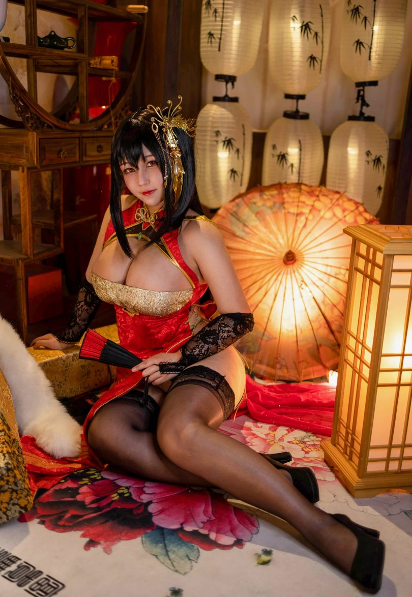 KANEKO_咔喵cos大凤 | KANEKO咔喵_碧蓝航线·大凤旗袍cos作品 [23P-196MB]