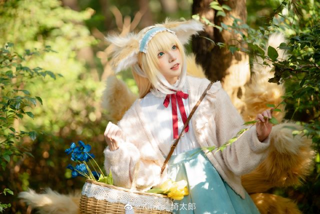 Kitaro_绮太郎cos《明日方舟》铃兰小姐，既可爱又迷人 - 趣画阁