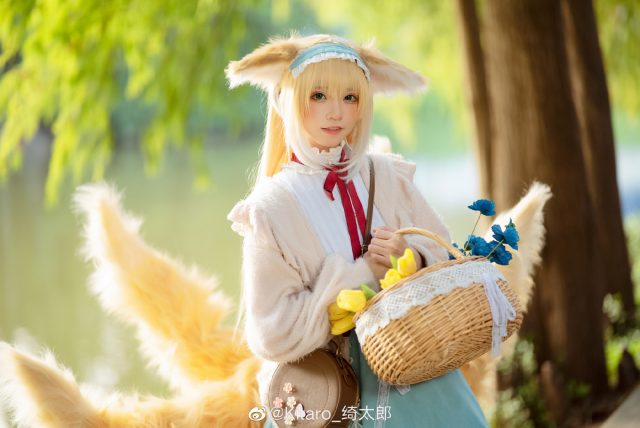 Kitaro_绮太郎cos《明日方舟》铃兰小姐，既可爱又迷人(绮太郎 微博)插图1