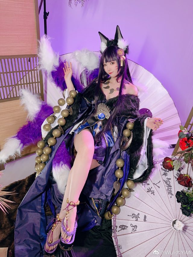 [碧蓝航线]Wuli大YIMI cos武藏，展现性感迷人的狐狸女郎(碧蓝航线 五航战)插图
