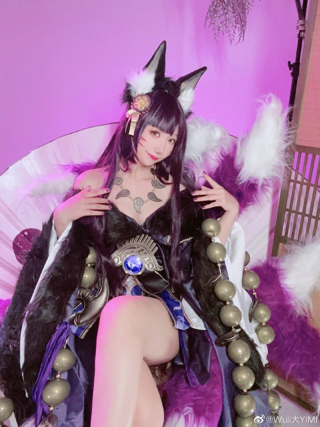 [碧蓝航线]Wuli大YIMI cos武藏，展现性感迷人的狐狸女郎(碧蓝航线 五航战)插图4