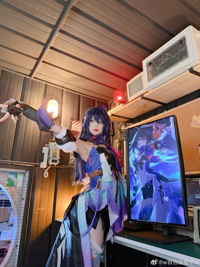 [崩坏：星穹铁道]w百合欧皇子w cos希儿，崩坏世界的性感蝴蝶插图