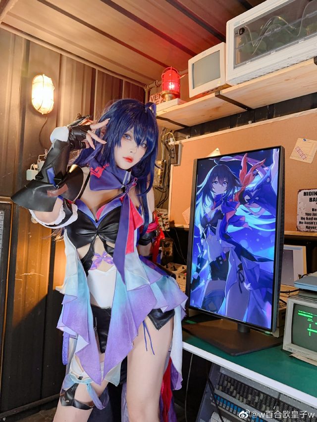 [崩坏：星穹铁道]w百合欧皇子w cos希儿，崩坏世界的性感蝴蝶插图4