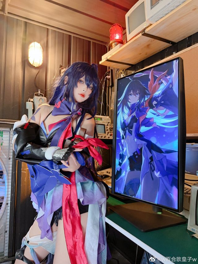 [崩坏：星穹铁道]w百合欧皇子w cos希儿，崩坏世界的性感蝴蝶插图1
