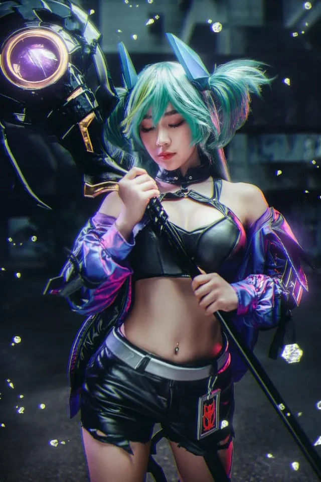泰国女coser化身《传说对决》中的貂蝉，令人迷失的美丽女法师(泰国有名的coser)插图5