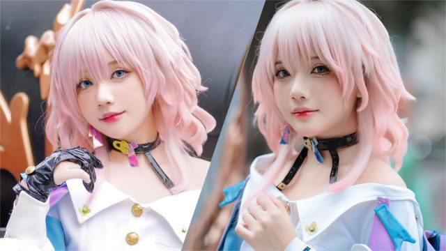 陈秋芳的三月七cosplay让粉丝们心动不已，因为太可爱了！插图