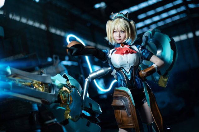 《传说对决》卡芬妮cosplay，来自泰国性感迷人的“幽兰炮姬”！(传说对决太卡)插图