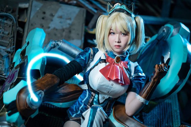 《传说对决》卡芬妮cosplay，来自泰国性感迷人的“幽兰炮姬”！(传说对决太卡)插图1
