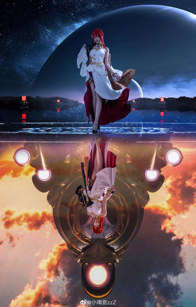 [崩坏：星穹铁道]小南宫zzZ cos姬子，闪耀星空下的性感科学家(崩坏星穹铁道花火)插图1
