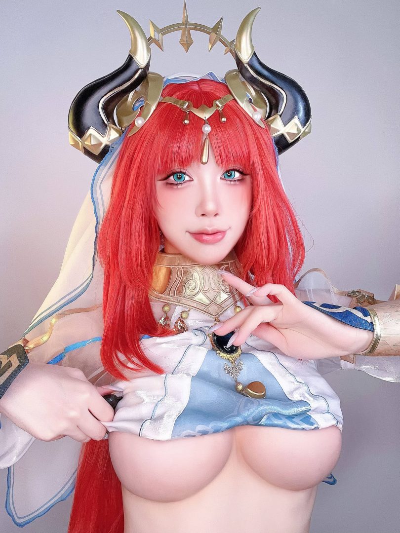 水淼aqua cos妮露 | 水淼aqua_Fantia·原神 妮露cos作品 [26P-57MB](水淼cos图)插图8