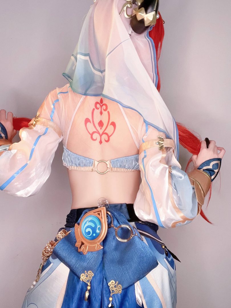 水淼aqua cos妮露 | 水淼aqua_Fantia·原神 妮露cos作品 [26P-57MB](水淼cos图)插图6