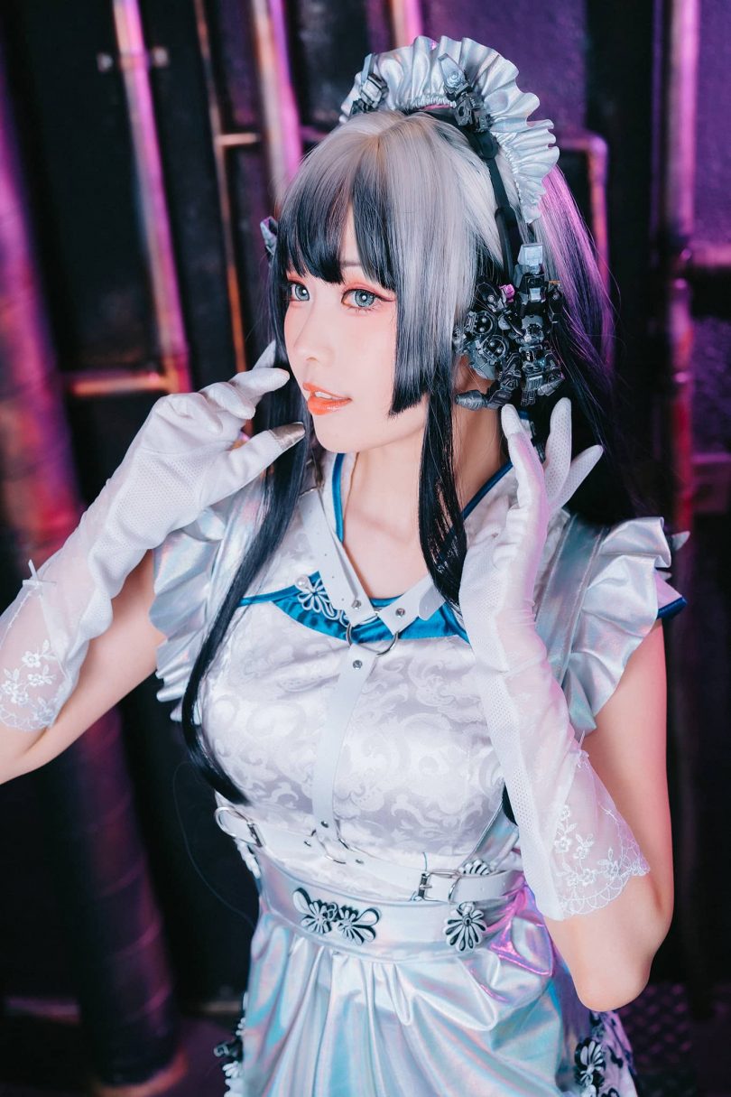 ElyEE子_Violane青辉石·赛博女仆cos [28P-93MB] | ElyEE子cos赛博女仆
