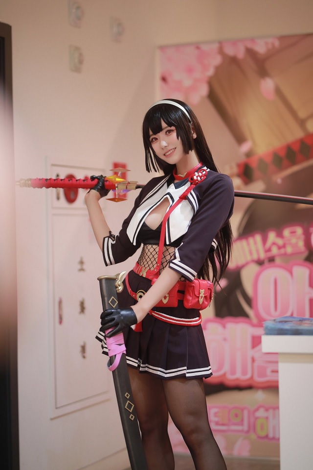 韩国女coser Nari化身“狐狸小姐”阿狸，被忽略后仍然散发美丽的光芒(韩国女足)插图4