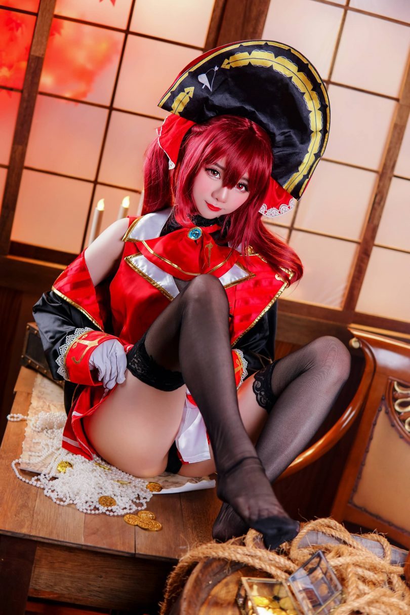 Sally Dorasnow cos宝钟玛琳 | Sally Dorasnow_Hoshou Marine·宝钟玛琳cos [19P-154MB]插图1
