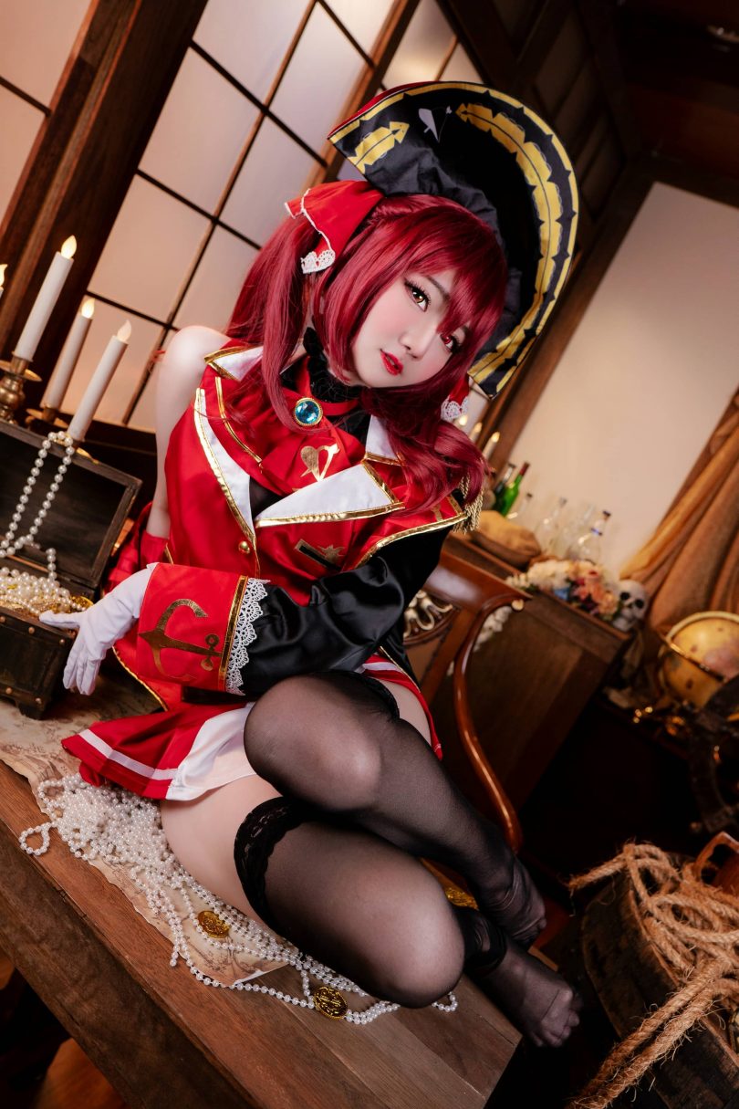 Sally Dorasnow cos宝钟玛琳 | Sally Dorasnow_Hoshou Marine·宝钟玛琳cos [19P-154MB]插图2