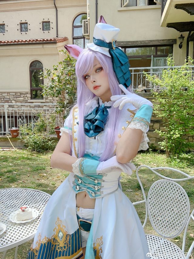 w百合欧皇子w cos目白麦昆，飙马才女驰骋“赛马娘Pretty Derby”舞台(w百合欧皇子有对象吗)插图1