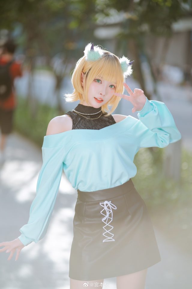 宮本桜cos《我推的孩子》MEM啾，展现偶像的迷人魅力！(宫本人气)插图3