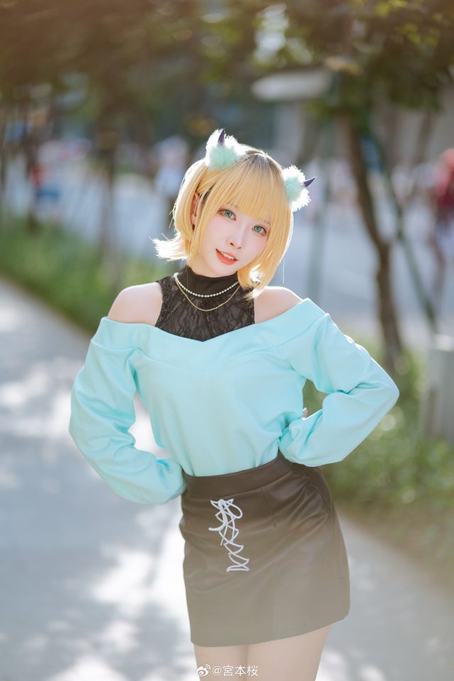 宮本桜cos《我推的孩子》MEM啾，展现偶像的迷人魅力！(宫本人气)插图1