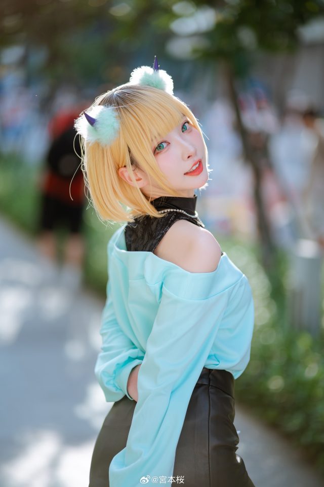 宮本桜cos《我推的孩子》MEM啾，展现偶像的迷人魅力！(宫本人气)插图4