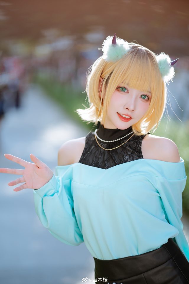 宮本桜cos《我推的孩子》MEM啾，展现偶像的迷人魅力！(宫本人气)插图5