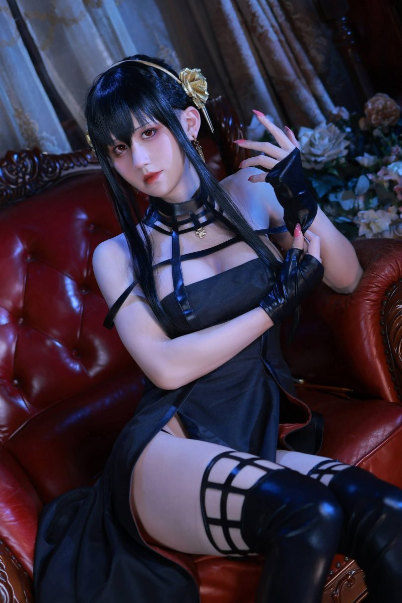 桜满三时cos约尔福杰 | 桜满三时_间谍×过家家·约尔礼服cos [45P-446MB]插图7
