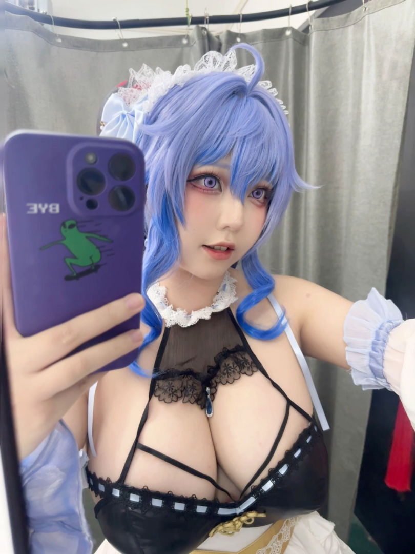 菌烨tako cos甘雨 | 菌烨tako_原神·甘雨cos作品 [10P-32MB]