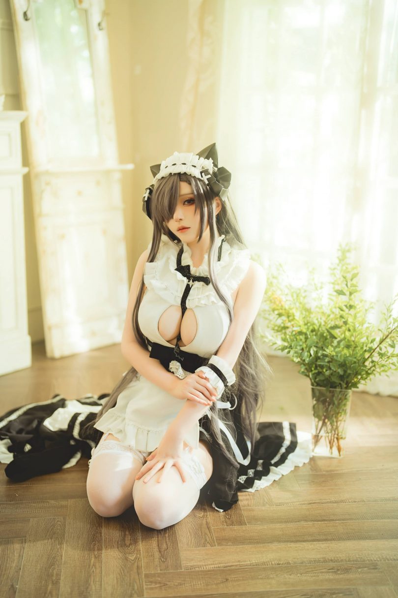 菌烨tako cos奥古斯特 | 菌烨tako_碧蓝航线·奥古斯特女仆cos [12P-142MB](菌烨tako住哪)插图
