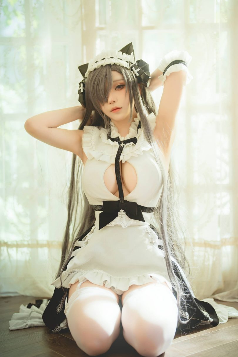 菌烨tako cos奥古斯特 | 菌烨tako_碧蓝航线·奥古斯特女仆cos [12P-142MB]