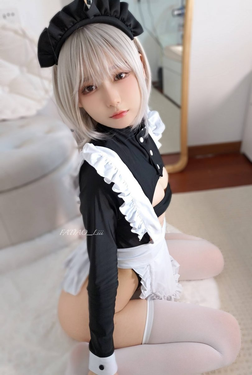 迷之呆梨cos女仆 | 迷之呆梨_Fantia·2023年07月订阅cos [141P2V-293MB]插图
