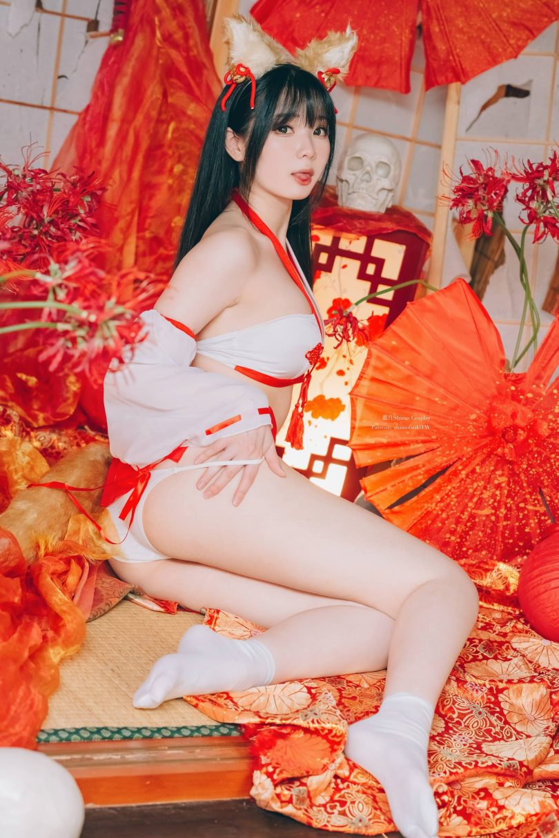 霜月shimo cos狐狸巫女 | 霜月shimo_Fox Miko·狐狸巫女cos [14P-566MB]