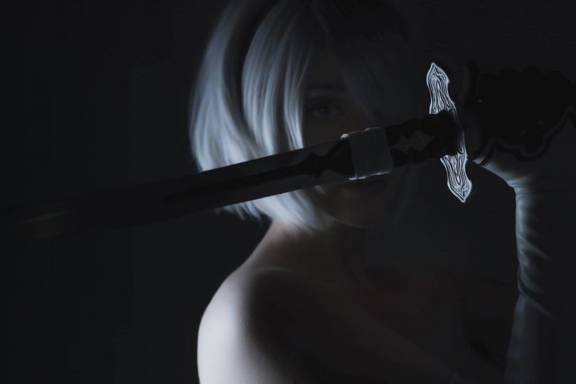 Sayathefox cos 2B Floral | Sayathefox_尼尔机械纪元·2B cos作品 [10P-131MB]插图