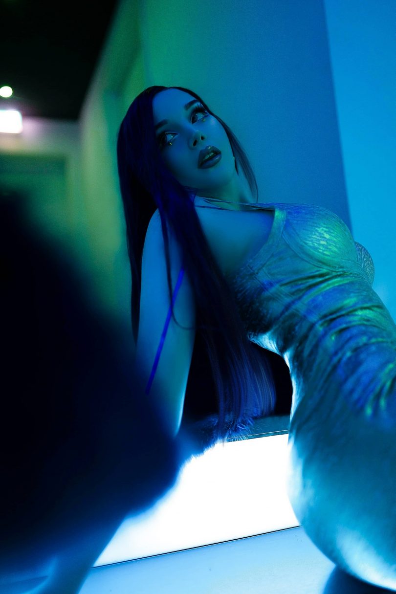 Sayathefox赛博朋克cos | Sayathefox_赛博朋克·Cyberpunk Dress cos [15P-219MB]