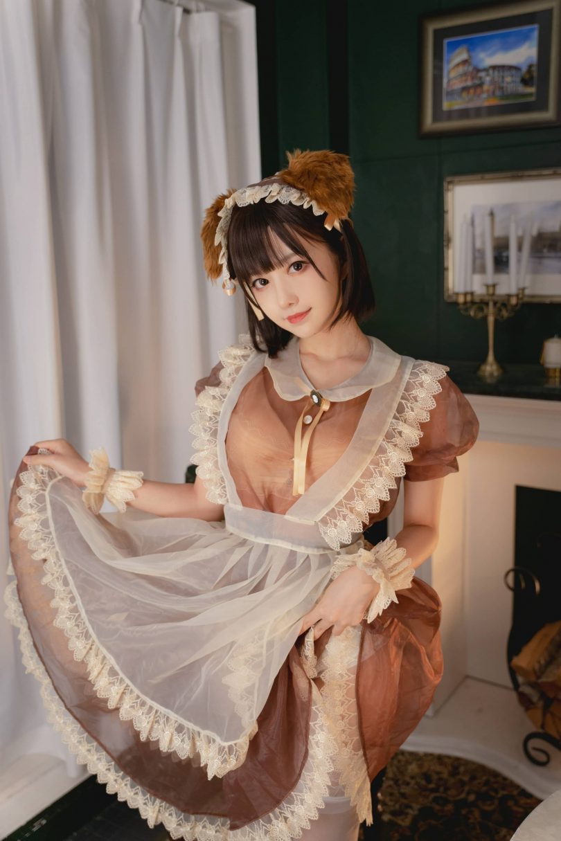 Shika小鹿鹿cos女仆 | Shika小鹿鹿_Shika·透明女仆cos作品 [22P-465MB](coser小鹿鹿)插图