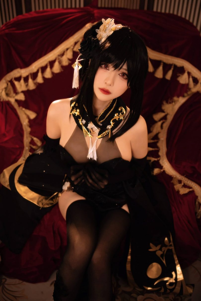 Shika小鹿鹿cos镇海 | Shika小鹿鹿_碧蓝航线·镇海 奇奢花苑cos [28P-189MB]