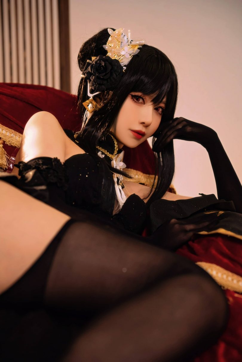 Shika小鹿鹿cos镇海 | Shika小鹿鹿_碧蓝航线·镇海 奇奢花苑cos [28P-189MB]