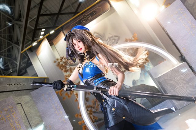 Shika小鹿鹿cos《鸣潮》秧秧，美丽酷帅席卷Comic Market 102(shika小鹿鹿百度百科)插图1