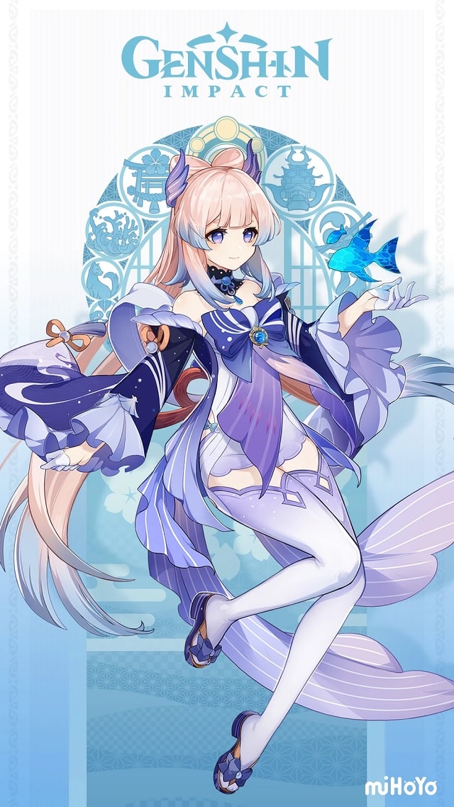 Tiy天鸢cos《原神》珊瑚宫心海，展现“现人神巫女”的迷人魅力(叶罗丽精灵梦小视频关于王默)插图