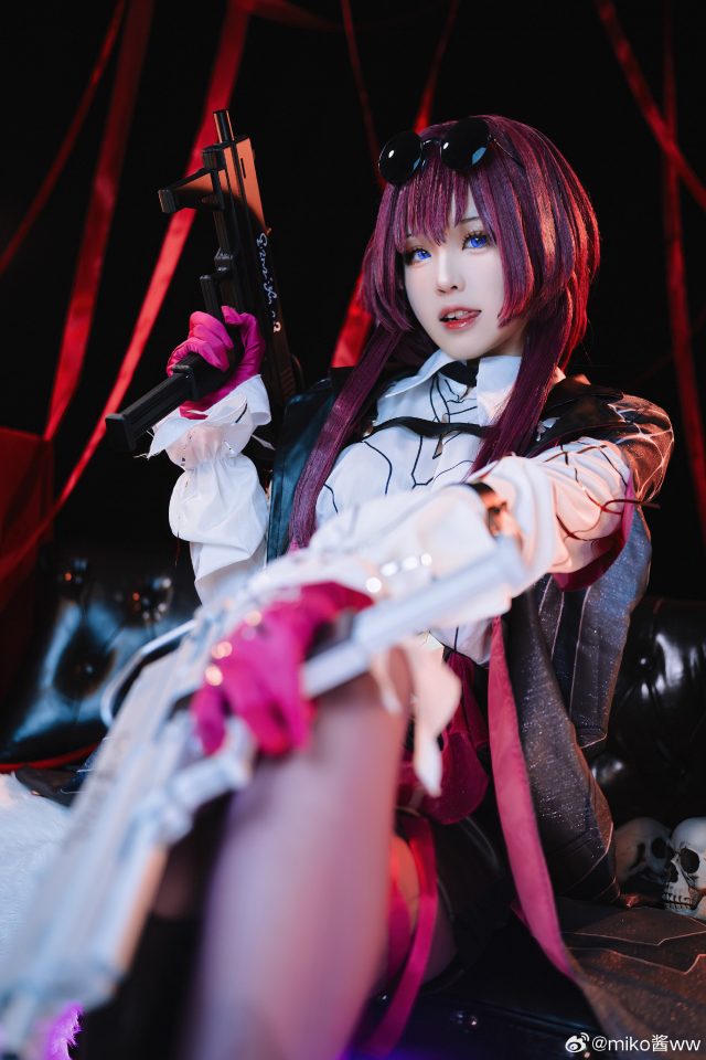 崩坏世界的绝美闪耀：miko酱ww cos《崩坏：星穹铁道》卡芙卡(崩坏的世界叫什么)插图5