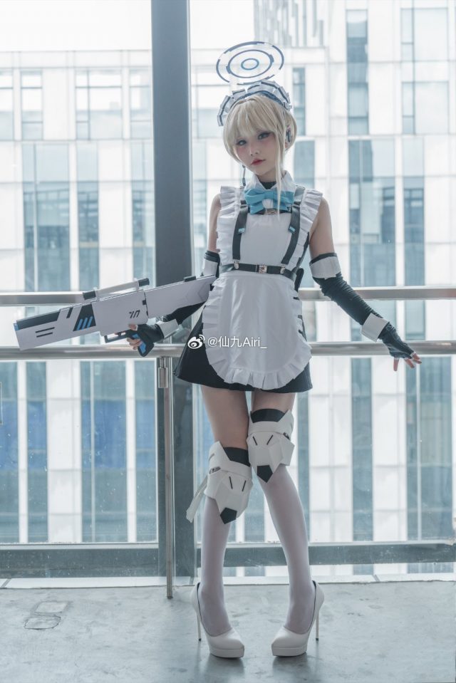 仙九Airi cos《蔚蓝档案》飞鸟马时，再现美少女战士的酷帅魅力(仙九情侣网名是什么)插图5