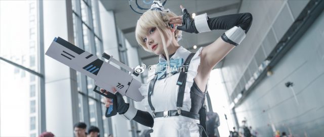 仙九Airi cos《蔚蓝档案》飞鸟马时，再现美少女战士的酷帅魅力(仙九情侣网名是什么)插图3