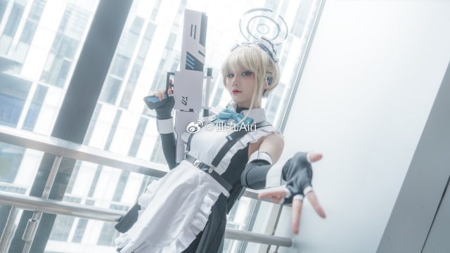 仙九Airi cos《蔚蓝档案》飞鸟马时，再现美少女战士的酷帅魅力(仙九情侣网名是什么)插图2