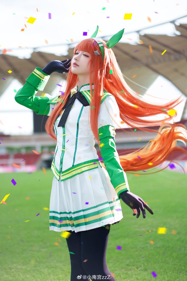 [赛马娘Pretty Derby]小南宫zzZ cos无声铃鹿，展现赛马娘的才华和魅力(赛马娘prettyderby台服官网)插图1