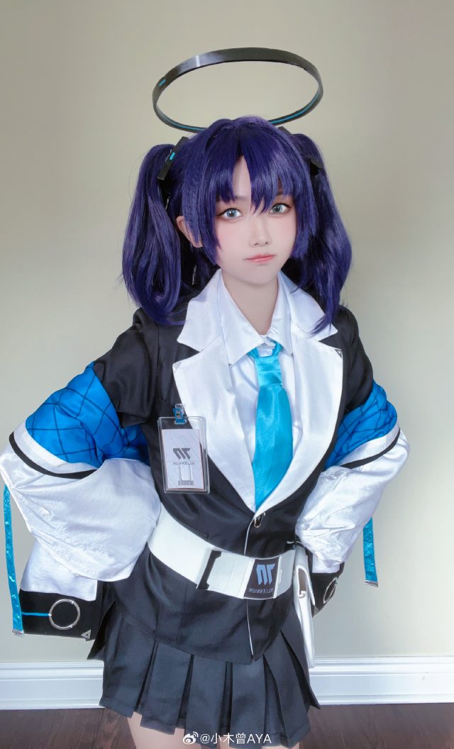 [蔚蓝档案]小木曾AYA cos早濑优香，可爱与cosplay技巧的完美融合(蔚蓝档案黑皮)插图3