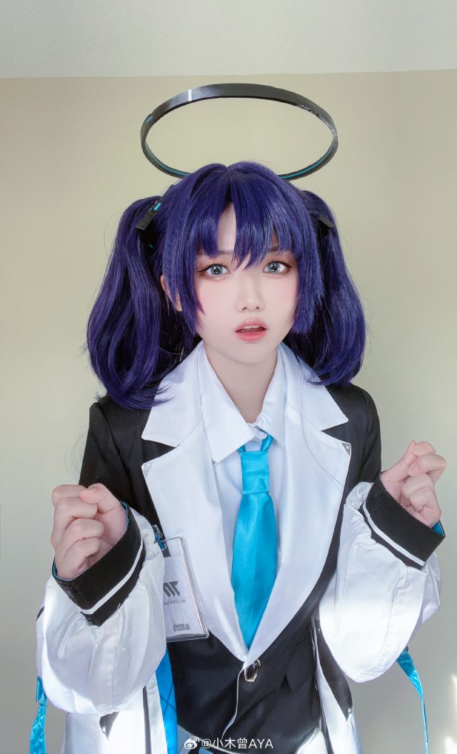 [蔚蓝档案]小木曾AYA cos早濑优香，可爱与cosplay技巧的完美融合(蔚蓝档案黑皮)插图4