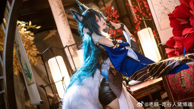 [崩坏：星穹铁道]枣糕-吃谷人黛博魂cos驭空，再现性感飞行士的风采(崩坏星穹铁道花火)插图