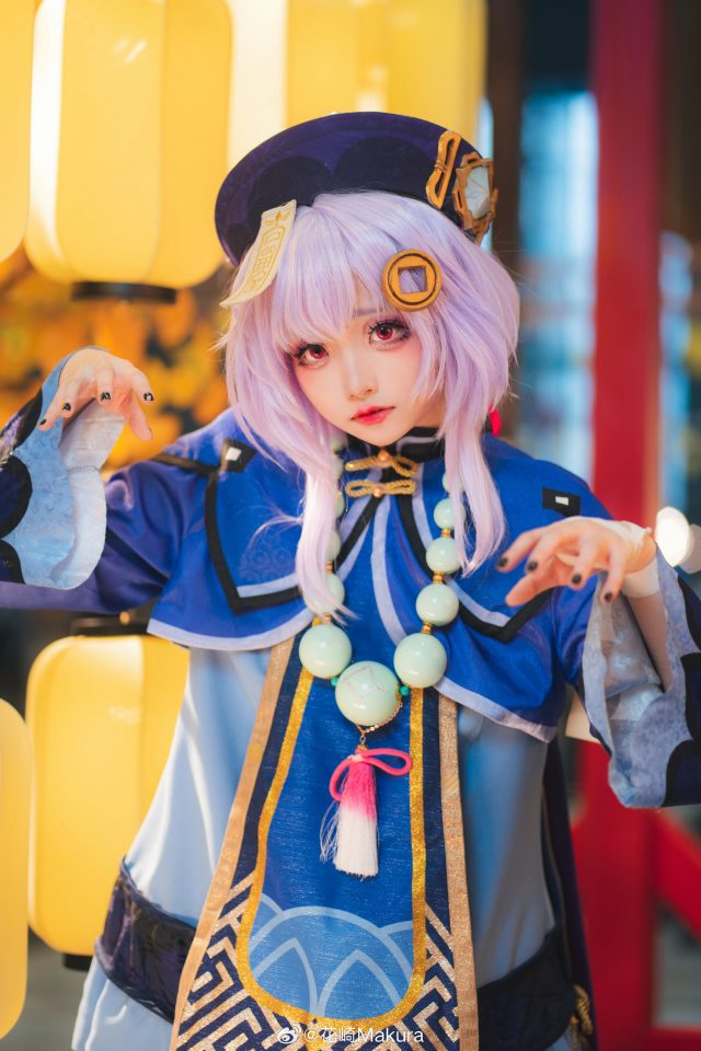 花崎Makura cos《原神》七七，可爱迷人小僵尸魅力爆棚！插图5